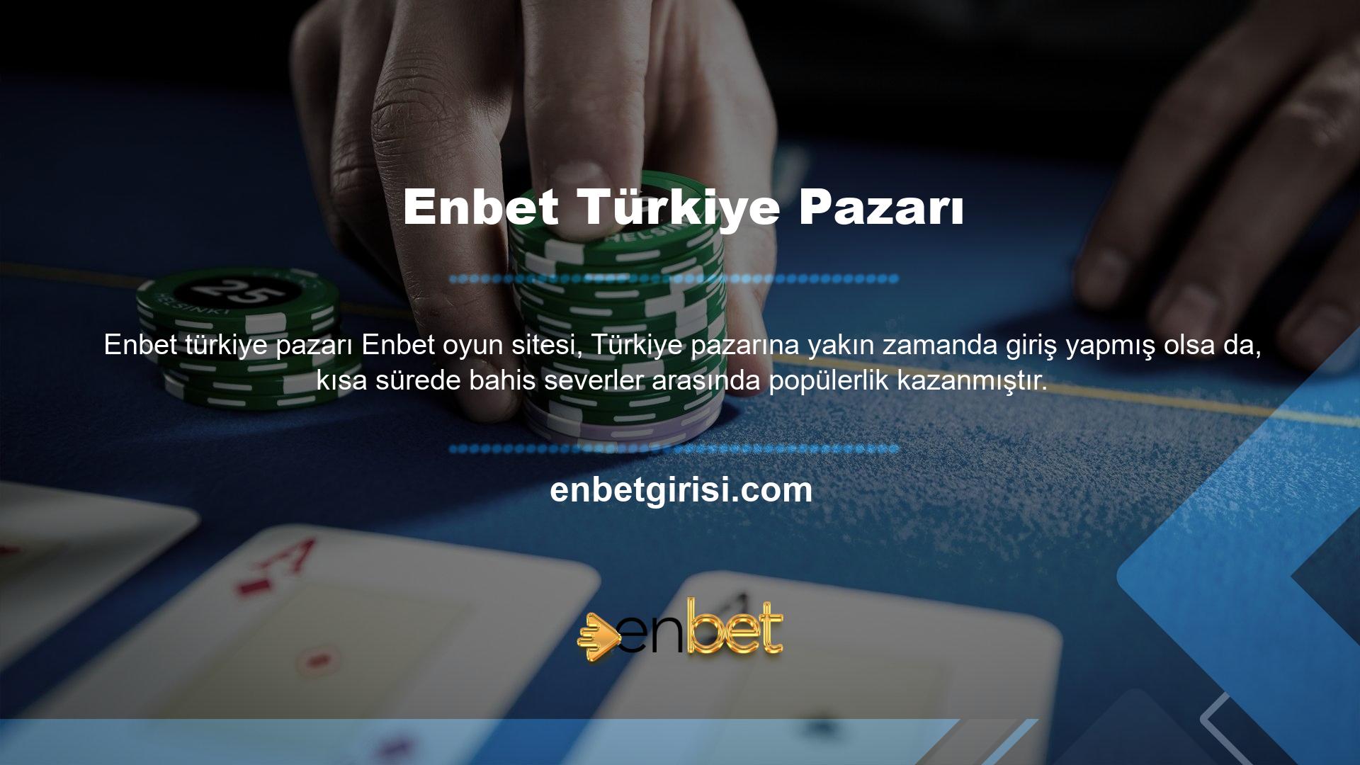 Bunun en önemli nedenlerinden biri, Enbet bahislerinin güvenilir olmasıdır